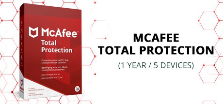 McAfee Total Protection 2021 (1 YEAR / 5 DEVICES)