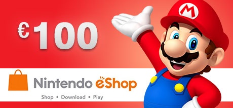 NINTENDO ESHOP CARD 100 EURO