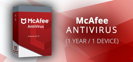 McAfee AntiVirus 2021 (1 YEAR / 1 DEVICE)