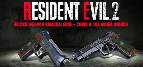 RESIDENT EVIL 2 / BIOHAZARD RE:2 – Deluxe Weapon Samurai Edge – Chris & Jill Model Bundle