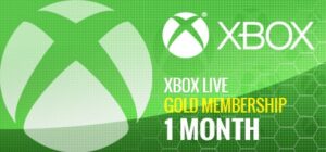 Xbox Live 1 Month GOLD Subscription Card